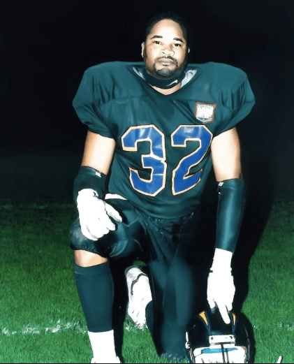 Kenneth Chase Football Action